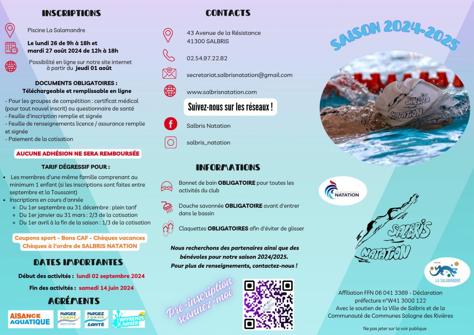 Prospectus Saison 2024/2025