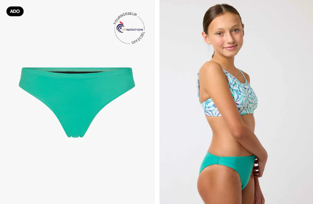 Culotte de bain menstruel - Adolescente - Modèle Héliades