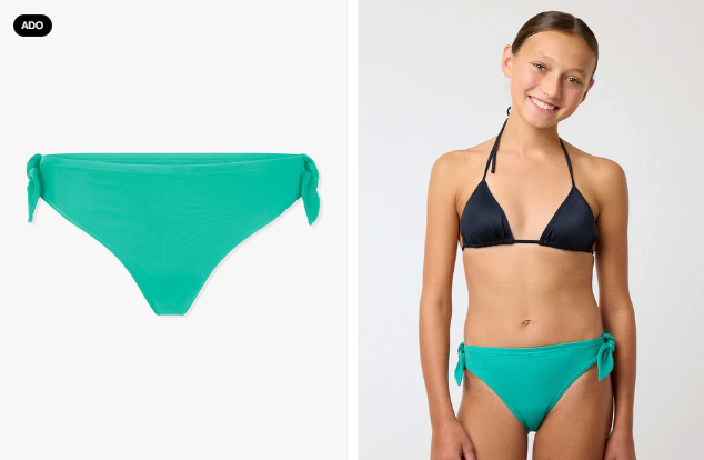 Culotte de bain menstruel - Adolescente - Modèle Leucosie